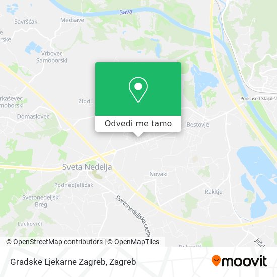 Karta Gradske Ljekarne Zagreb
