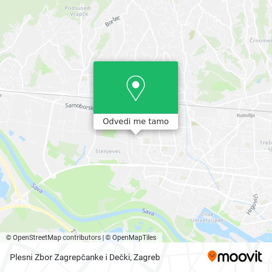 Karta Plesni Zbor Zagrepčanke i Dečki
