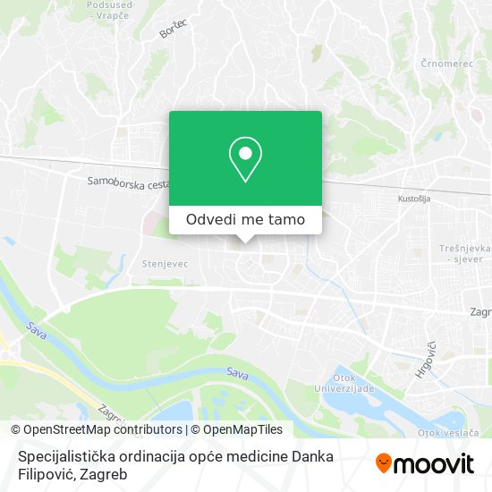 Karta Specijalistička ordinacija opće medicine Danka Filipović