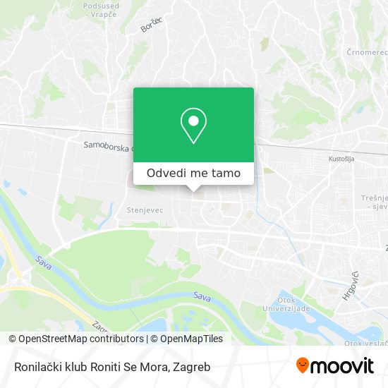 Karta Ronilački klub Roniti Se Mora