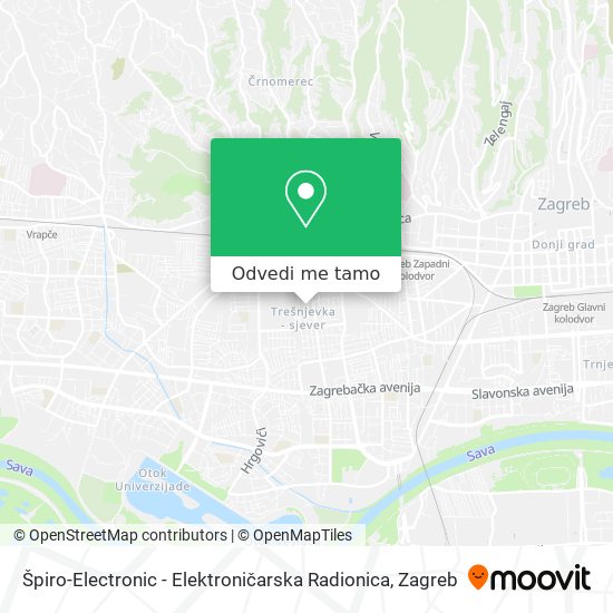 Karta Špiro-Electronic - Elektroničarska Radionica