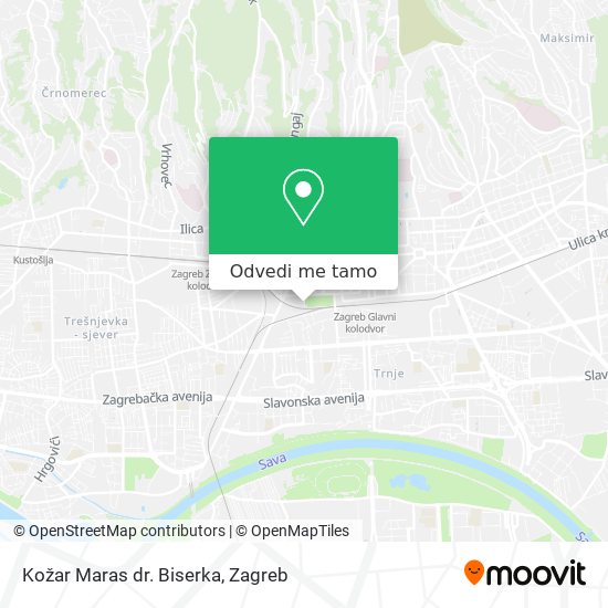 Karta Kožar Maras dr. Biserka