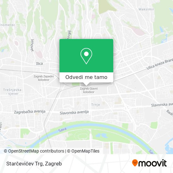 Karta Starčevićev Trg