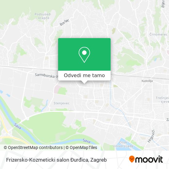 Karta Frizersko-Kozmeticki salon Đurđica