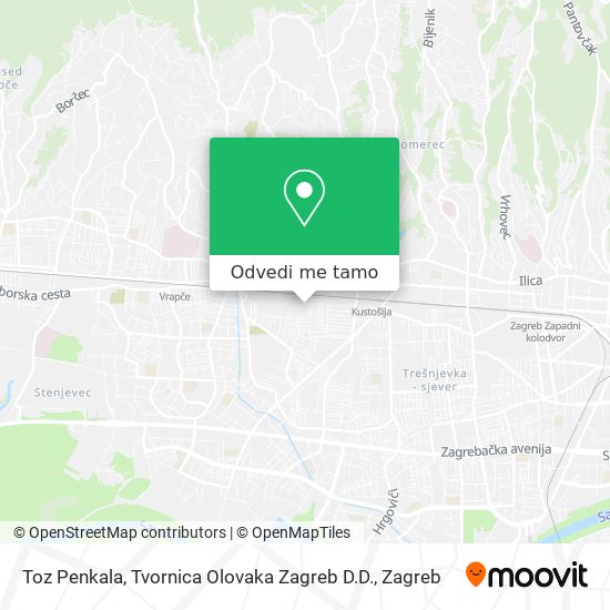 Karta Toz Penkala, Tvornica Olovaka Zagreb D.D.