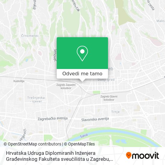 Karta Hrvatska Udruga Diplomiranih Inženjera Građevinskog Fakulteta sveučilišta u Zagrebu