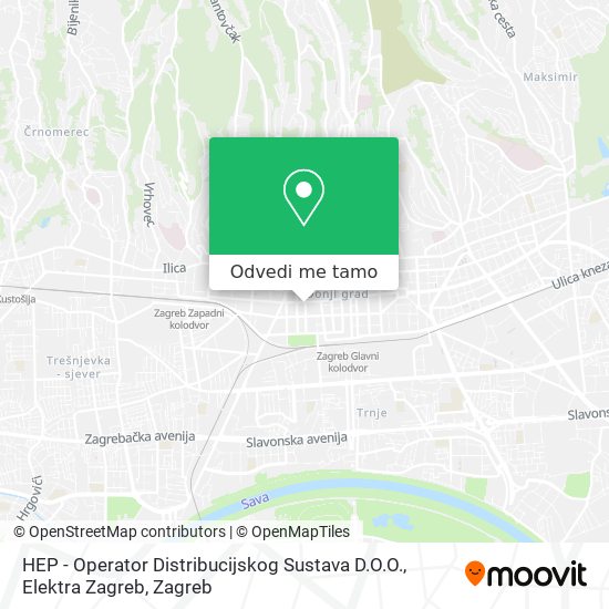 Karta HEP - Operator Distribucijskog Sustava D.O.O., Elektra Zagreb