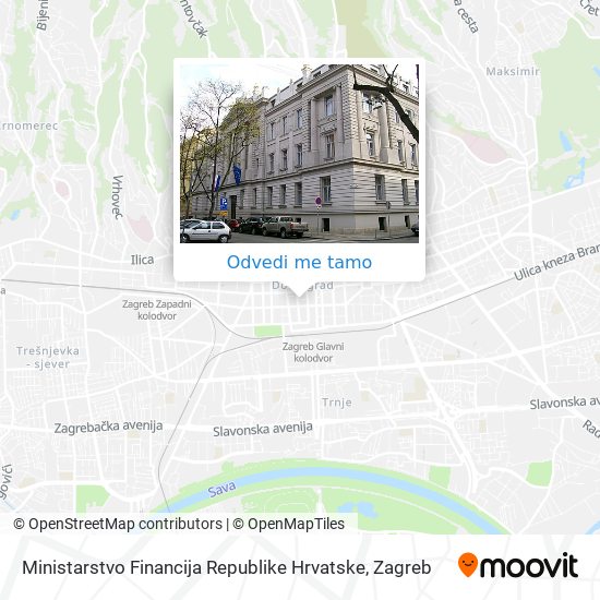 Karta Ministarstvo Financija Republike Hrvatske
