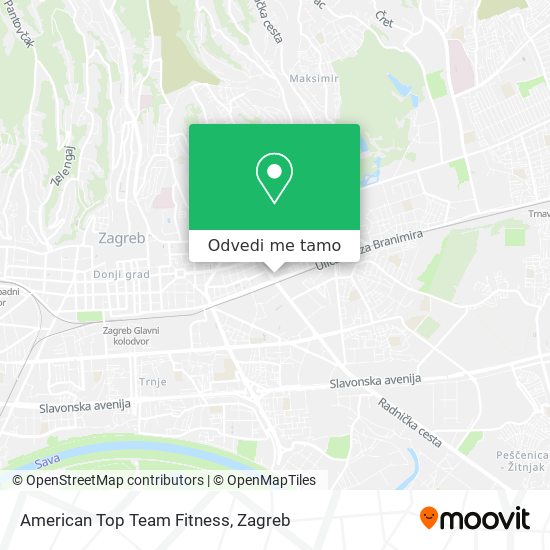 Karta American Top Team Fitness