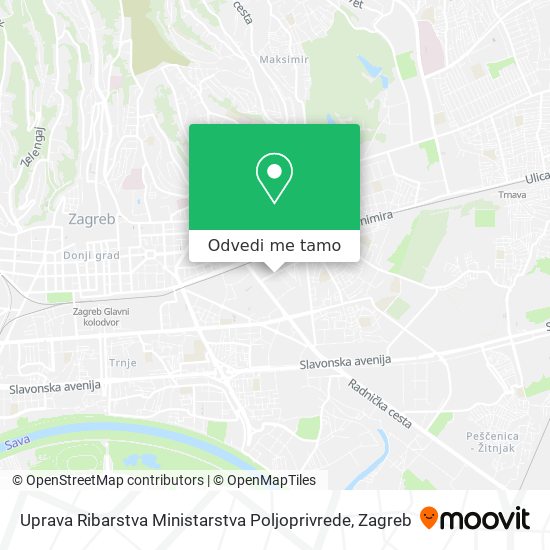 Karta Uprava Ribarstva Ministarstva Poljoprivrede