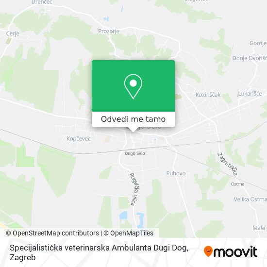 Karta Specijalistička veterinarska Ambulanta Dugi Dog