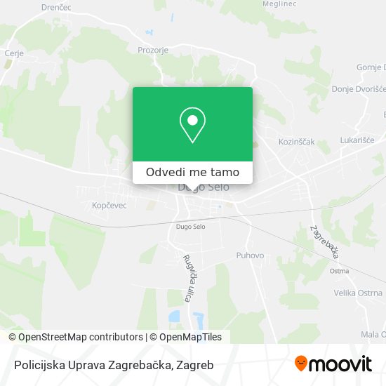 Karta Policijska Uprava Zagrebačka
