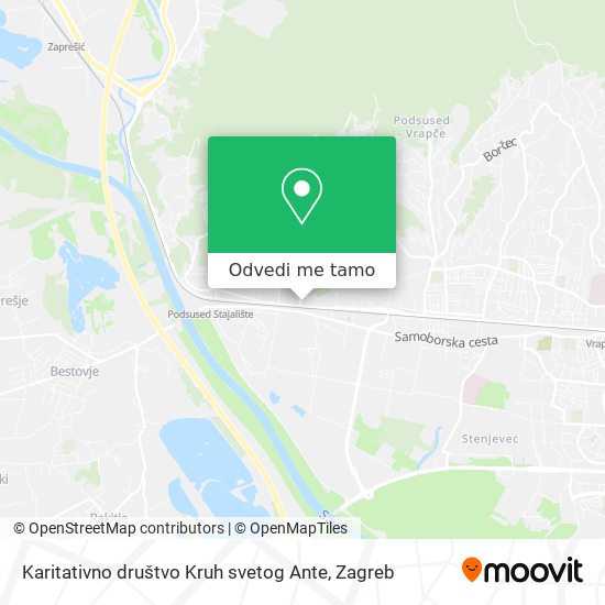 Karta Karitativno društvo Kruh svetog Ante