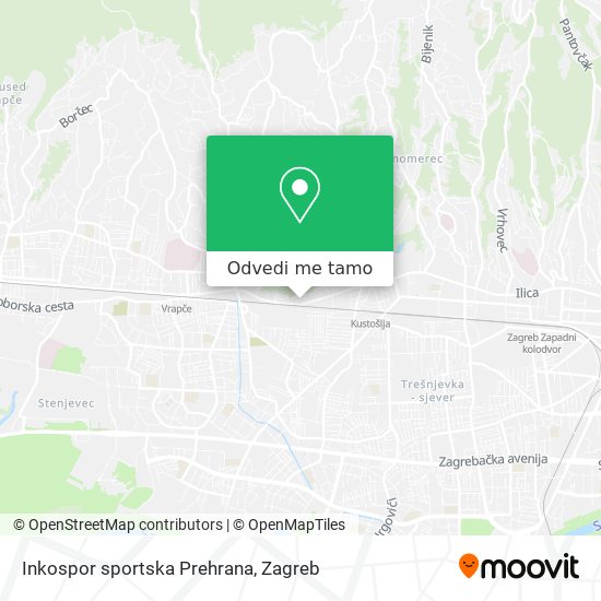 Karta Inkospor sportska Prehrana