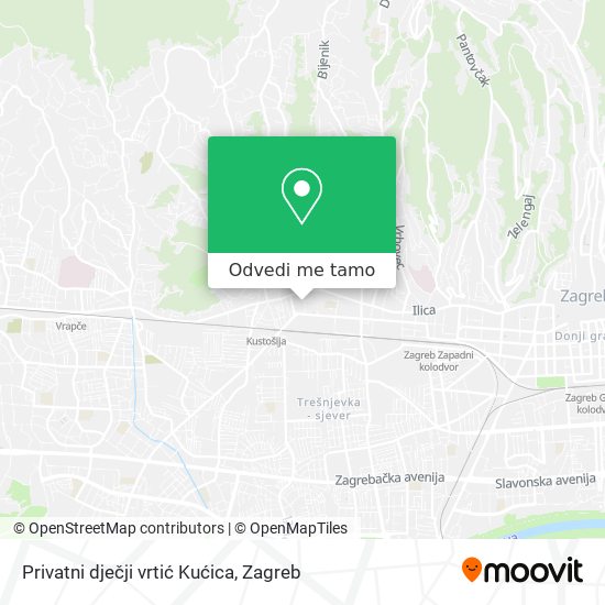 Karta Privatni dječji vrtić Kućica