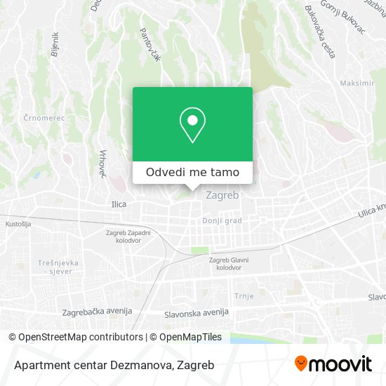 Karta Apartment centar Dezmanova