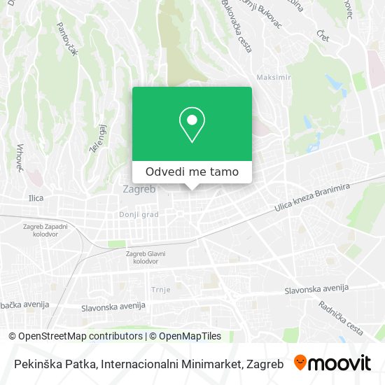 Karta Pekinška Patka, Internacionalni Minimarket