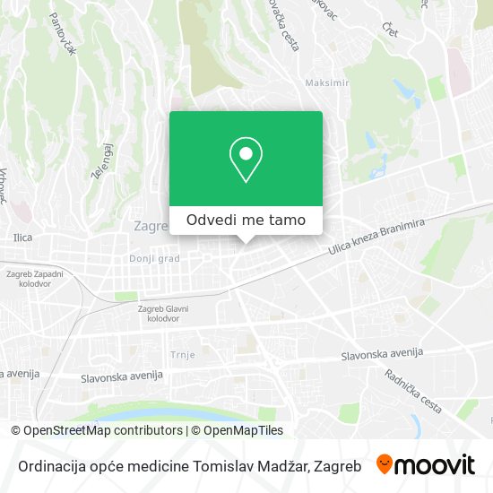 Karta Ordinacija opće medicine Tomislav Madžar