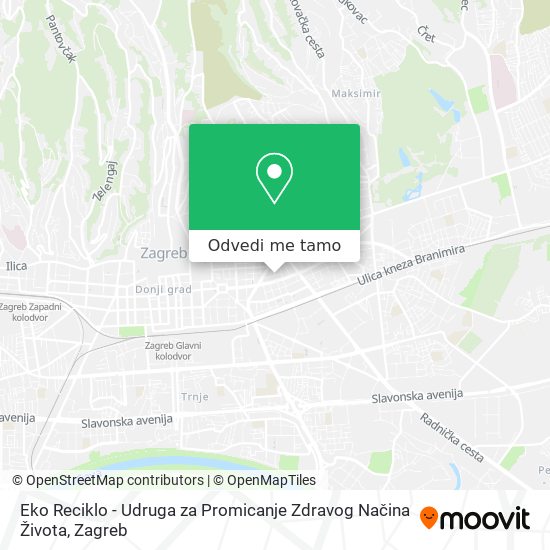 Karta Eko Reciklo - Udruga za Promicanje Zdravog Načina Života