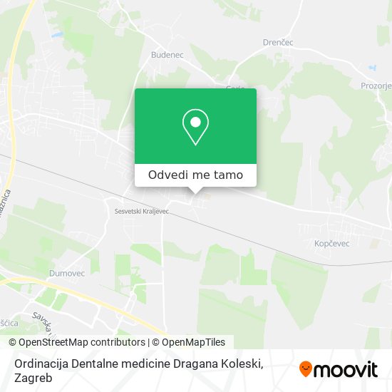 Karta Ordinacija Dentalne medicine Dragana Koleski