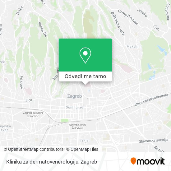 Karta Klinika za dermatovenerologiju