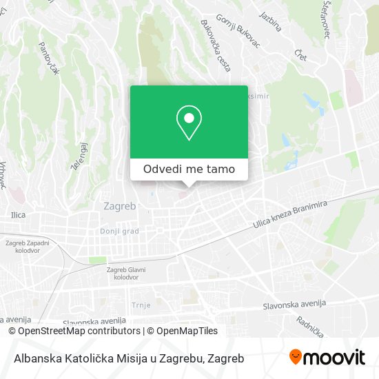 Karta Albanska Katolička Misija u Zagrebu