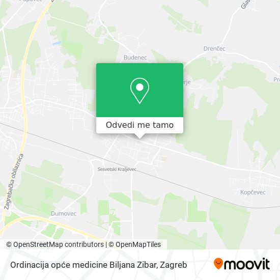 Karta Ordinacija opće medicine Biljana Zibar