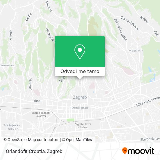 Karta Orlandofit Croatia