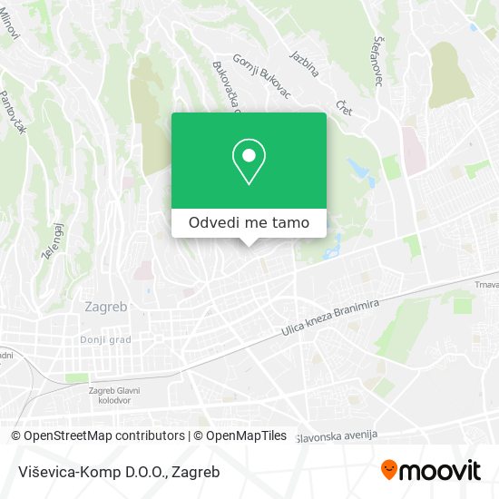 Karta Viševica-Komp D.O.O.
