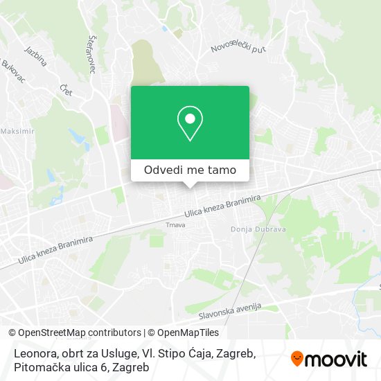 Karta Leonora, obrt za Usluge, Vl. Stipo Ćaja, Zagreb, Pitomačka ulica 6