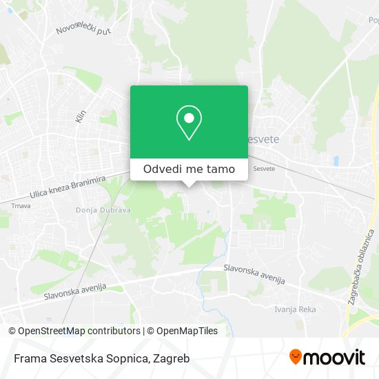 Karta Frama Sesvetska Sopnica