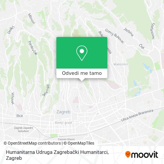 Karta Humanitarna Udruga Zagrebački Humanitarci