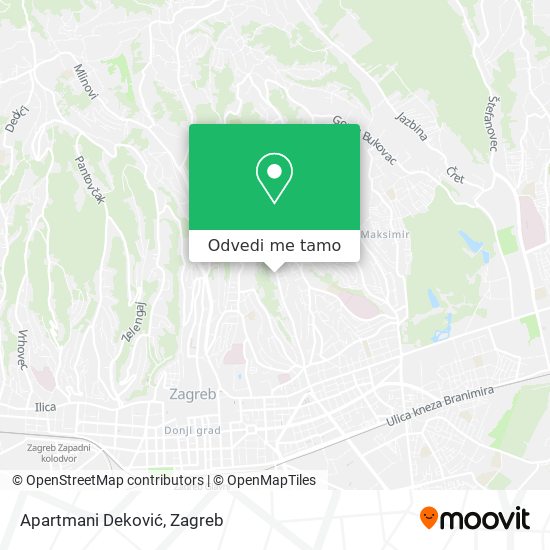Karta Apartmani Deković