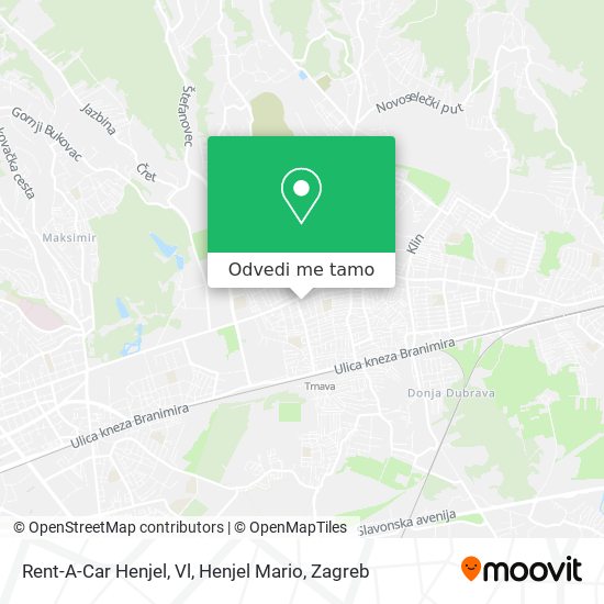 Karta Rent-A-Car Henjel, Vl, Henjel Mario