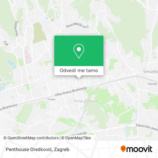 Karta Penthouse Orešković