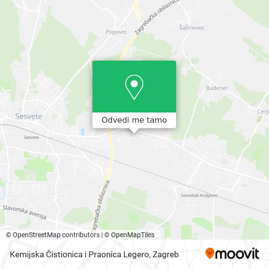 Karta Kemijska Čistionica i Praonica Legero