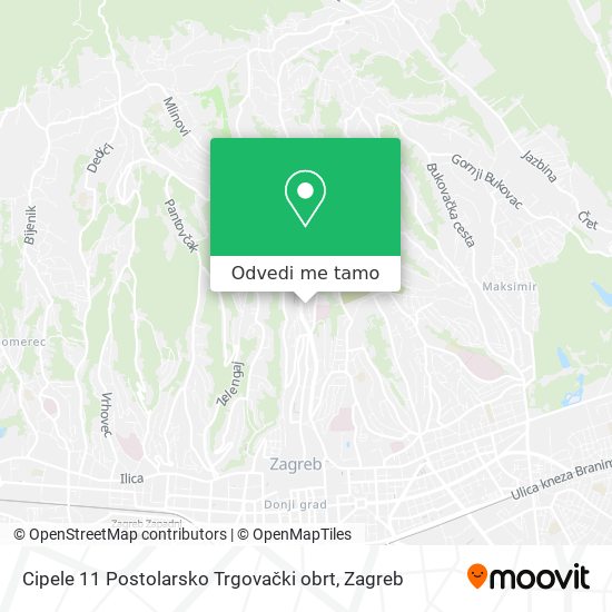 Karta Cipele 11 Postolarsko Trgovački obrt