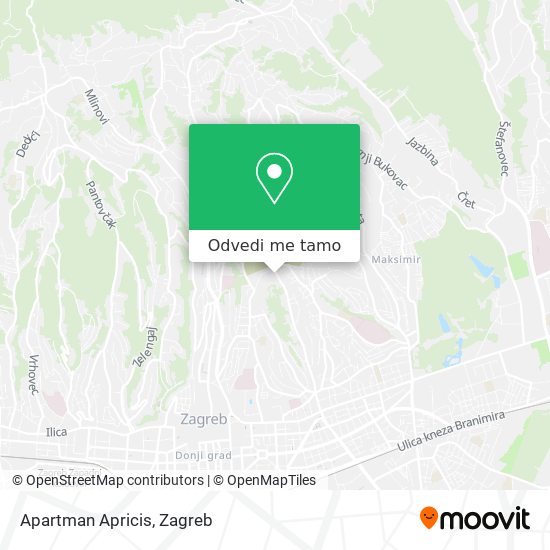 Karta Apartman Apricis