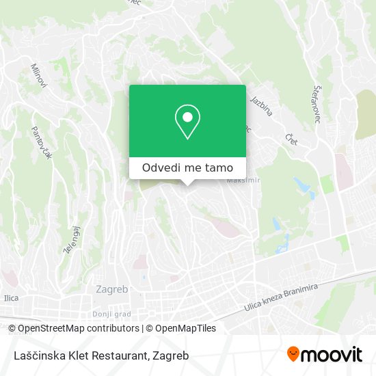 Karta Laščinska Klet Restaurant