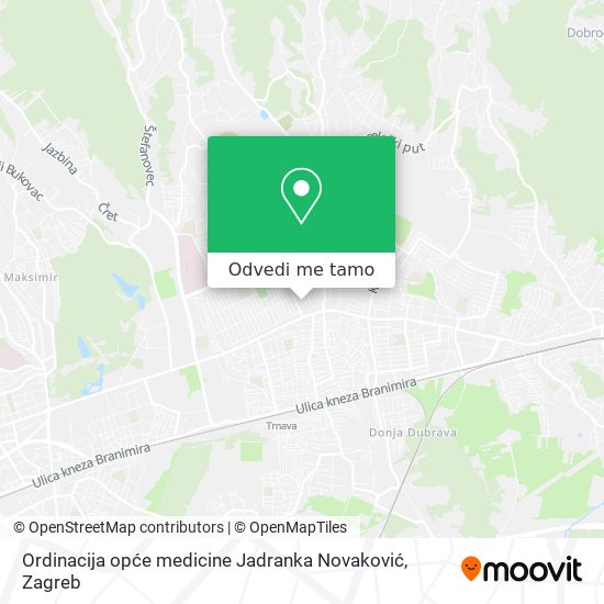 Karta Ordinacija opće medicine Jadranka Novaković