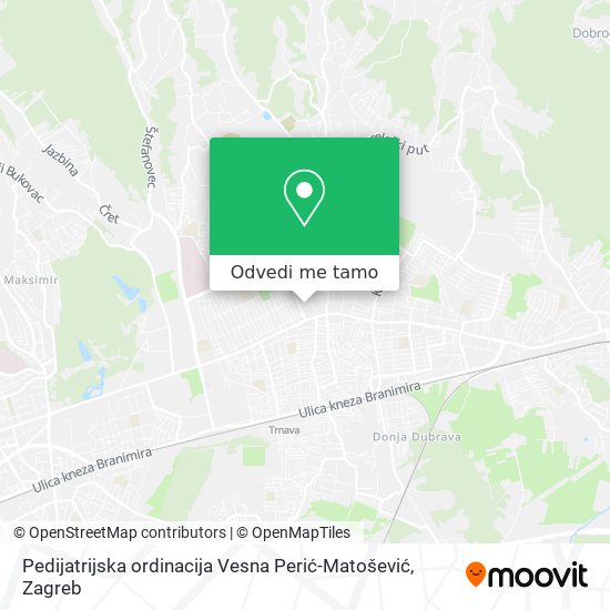 Karta Pedijatrijska ordinacija Vesna Perić-Matošević