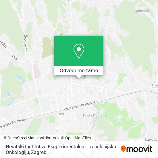 Karta Hrvatski Institut za Eksperimentalnu i Translacijsku Onkologiju