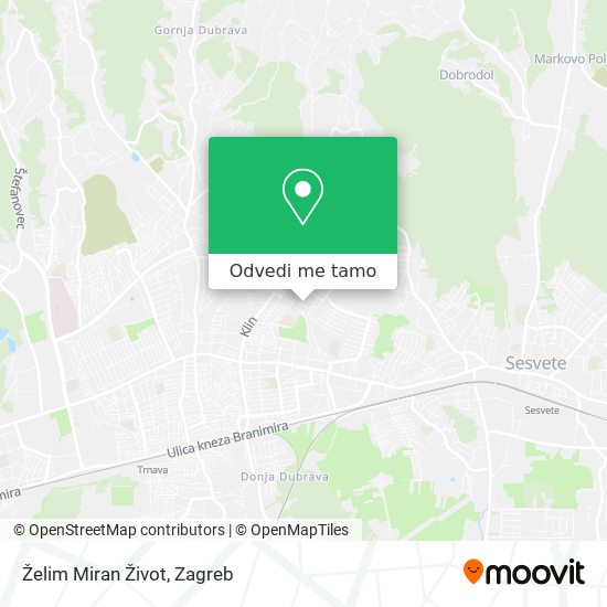 Karta Želim Miran Život