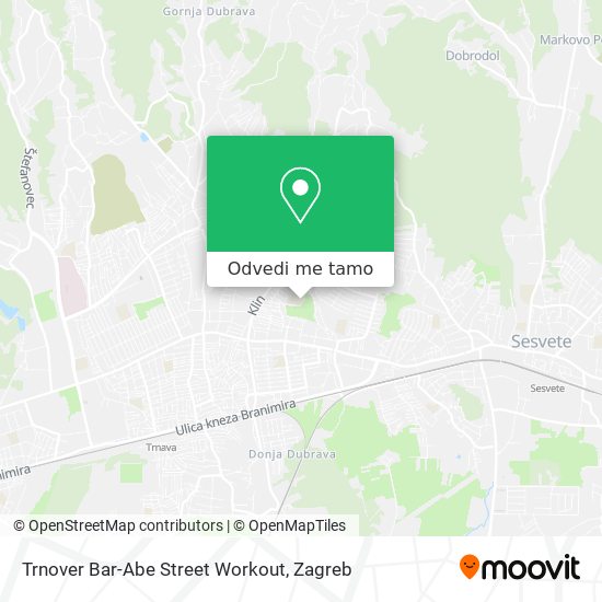 Karta Trnover Bar-Abe Street Workout