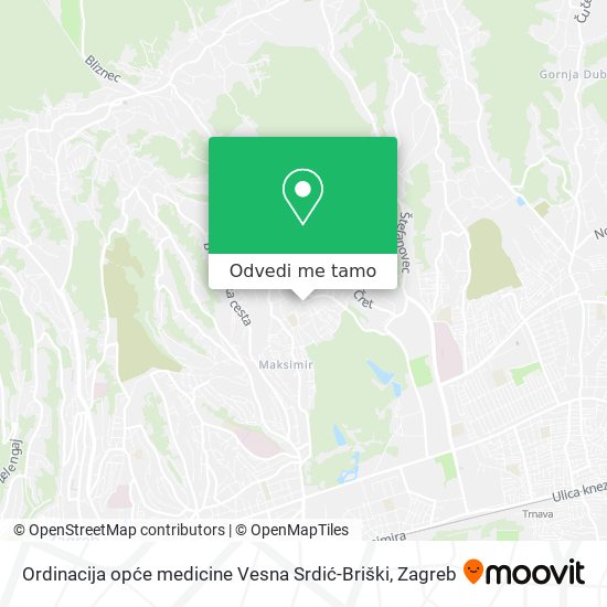 Karta Ordinacija opće medicine Vesna Srdić-Briški