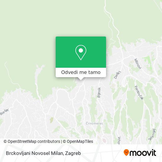 Karta Brckovljani Novosel Milan