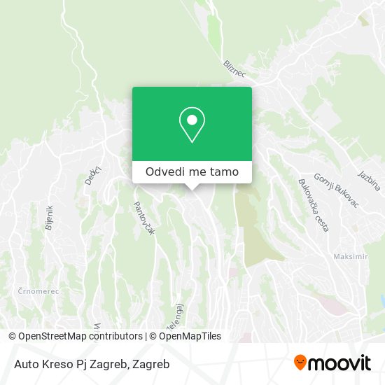 Karta Auto Kreso Pj Zagreb