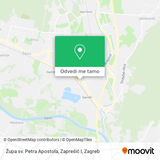 Karta Župa sv. Petra Apostola, Zaprešić I