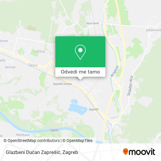 Karta Glazbeni Dućan Zaprešić