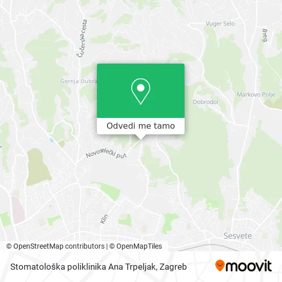 Karta Stomatološka poliklinika Ana Trpeljak